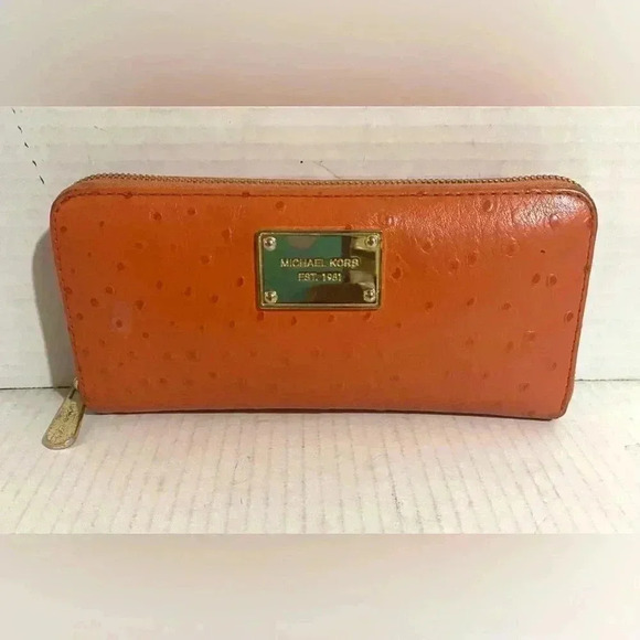 Michael Kors range ostrich print wallet - Picture 1 of 8